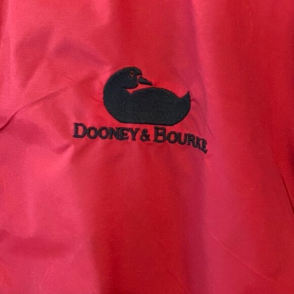 Dooney & Bourke Sz M Red Nylon & Fleece Sleeveless Front Zipper layer Vest - Picture 5 of 10